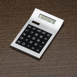 Alternative view of CALCULADORA 8 DIGITOS SPX-02732-PRA/PRE NA COR PRATA