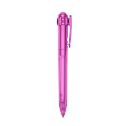 CANETA PLÁSTICA  SPX-12262-ROS NA COR ROSA