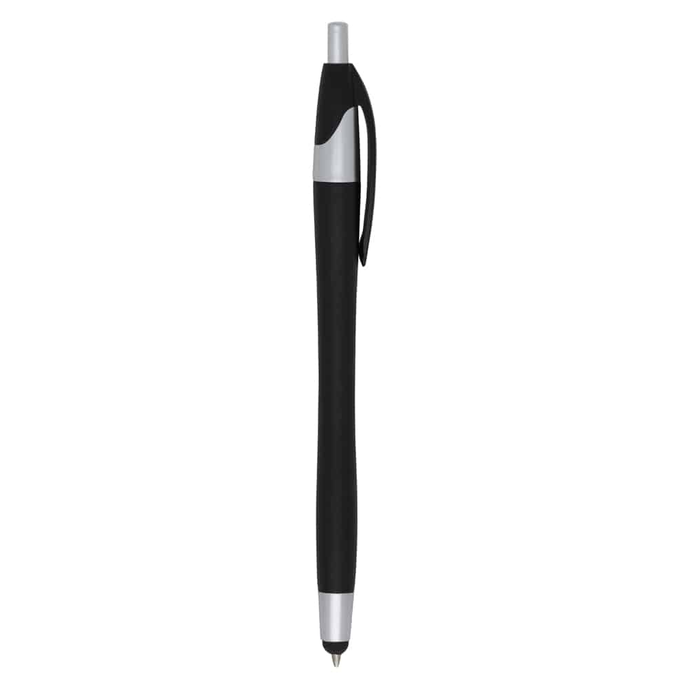 CANETA PLÁSTICA TOUCH CAI-3367A NA COR PRETO