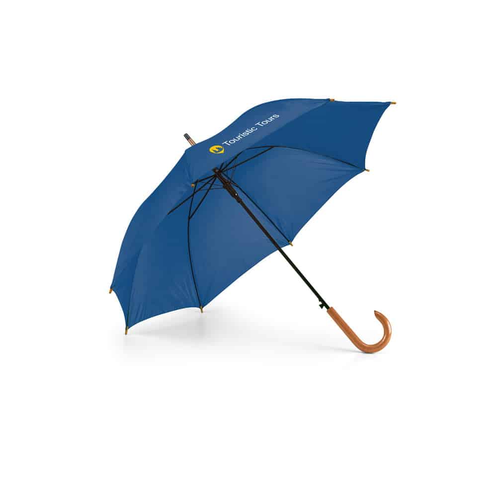Guarda-chuva em poliéster 190T com haste em metal e pega em madeira e abertura automática. ø1040 mm | 885 mm - Imagem 11