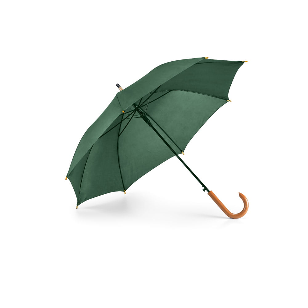 Guarda-chuva em poliéster 190T com haste em metal e pega em madeira e abertura automática. ø1040 mm | 885 mm - Imagem 19