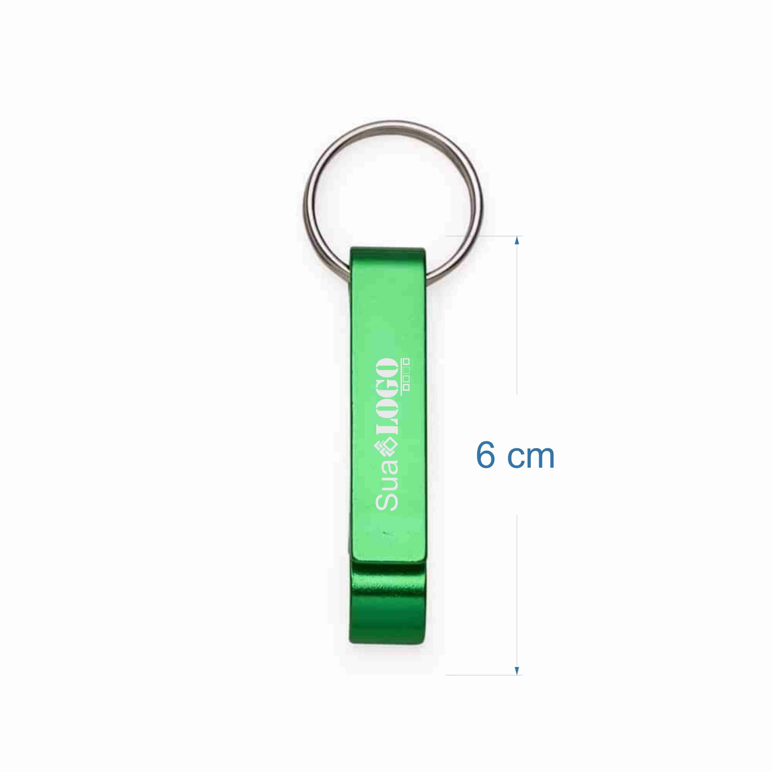 CHAVEIRO METAL ABRIDOR SPX-09824-VD NA COR VERDE - Imagem 2