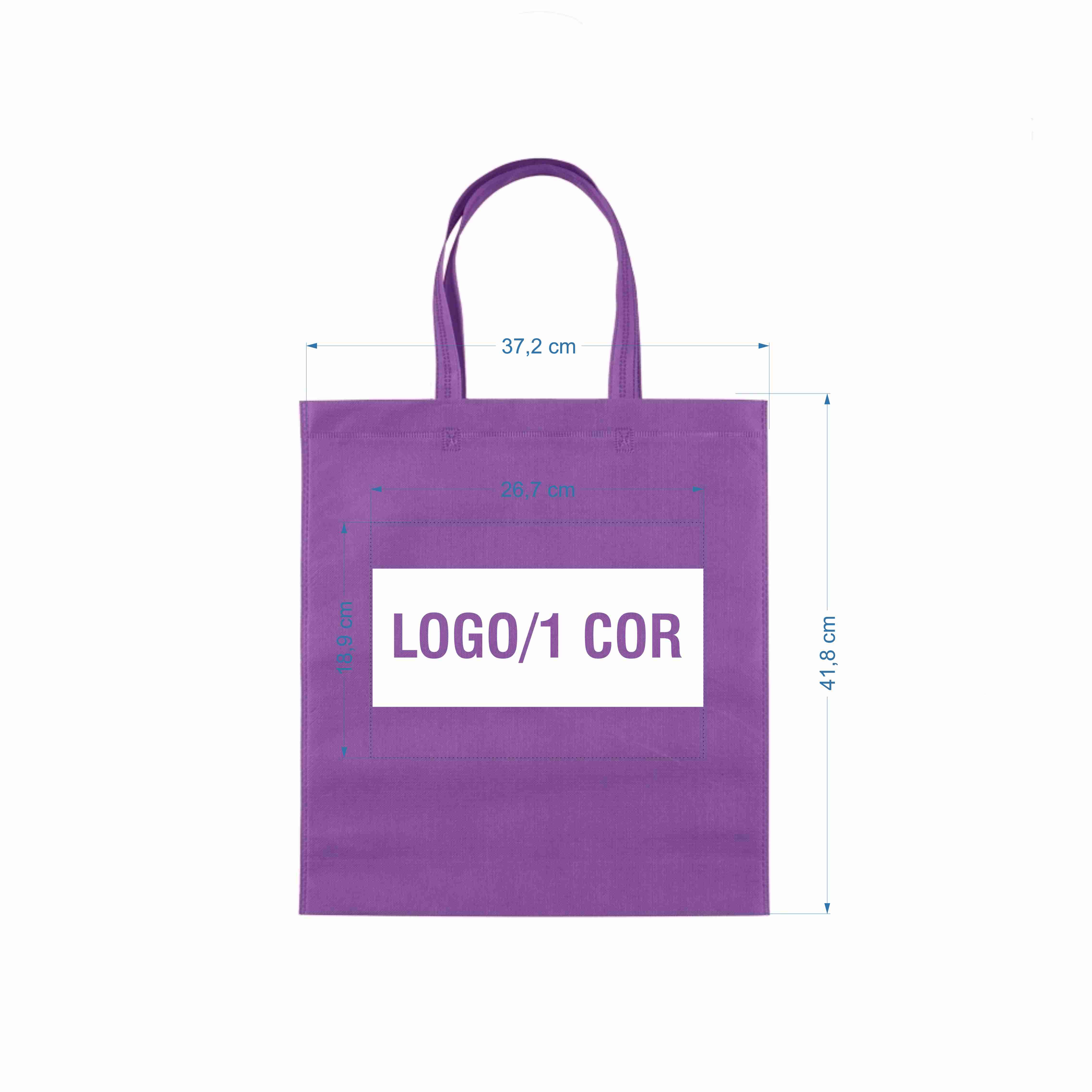 SACOLA DE TNT SPX-13780N-ROX NA COR ROXO - Imagem 2