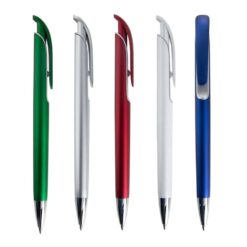 Alternative view of CANETA PLÁSTICA  SPX-13830B-BCO/PRA NA COR BRANCO