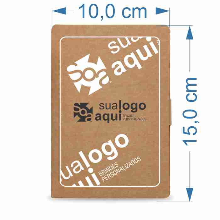 BLOCO DE ANOTAÇÕES C/ AUTO-ADESIVO SPX-11911S-KRA NA COR KRAFT - Imagem 2
