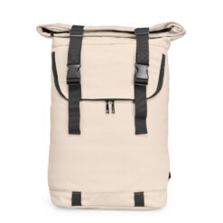 MOCHILA DE COURO SINTÉTICO 34 LITROS SPX-E@07034-BEG NA COR BEGE
