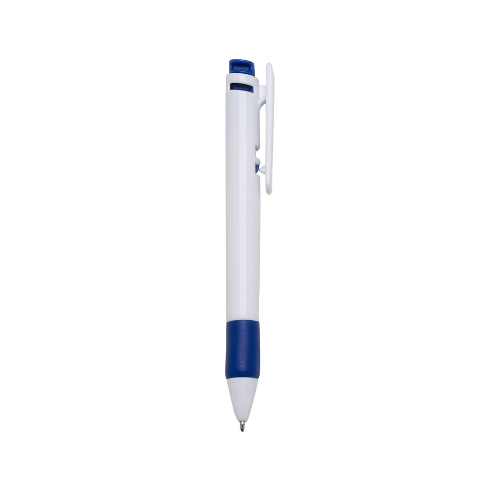 CANETA PLÁSTICA  SPX-13190C-BCO/AZU NA COR AZUL