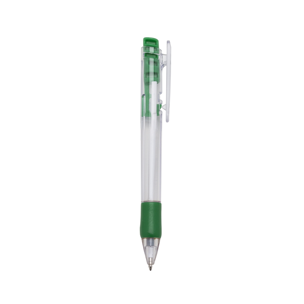 CANETA PLÁSTICA  SPX-13190T-TRA/VD NA COR VERDE