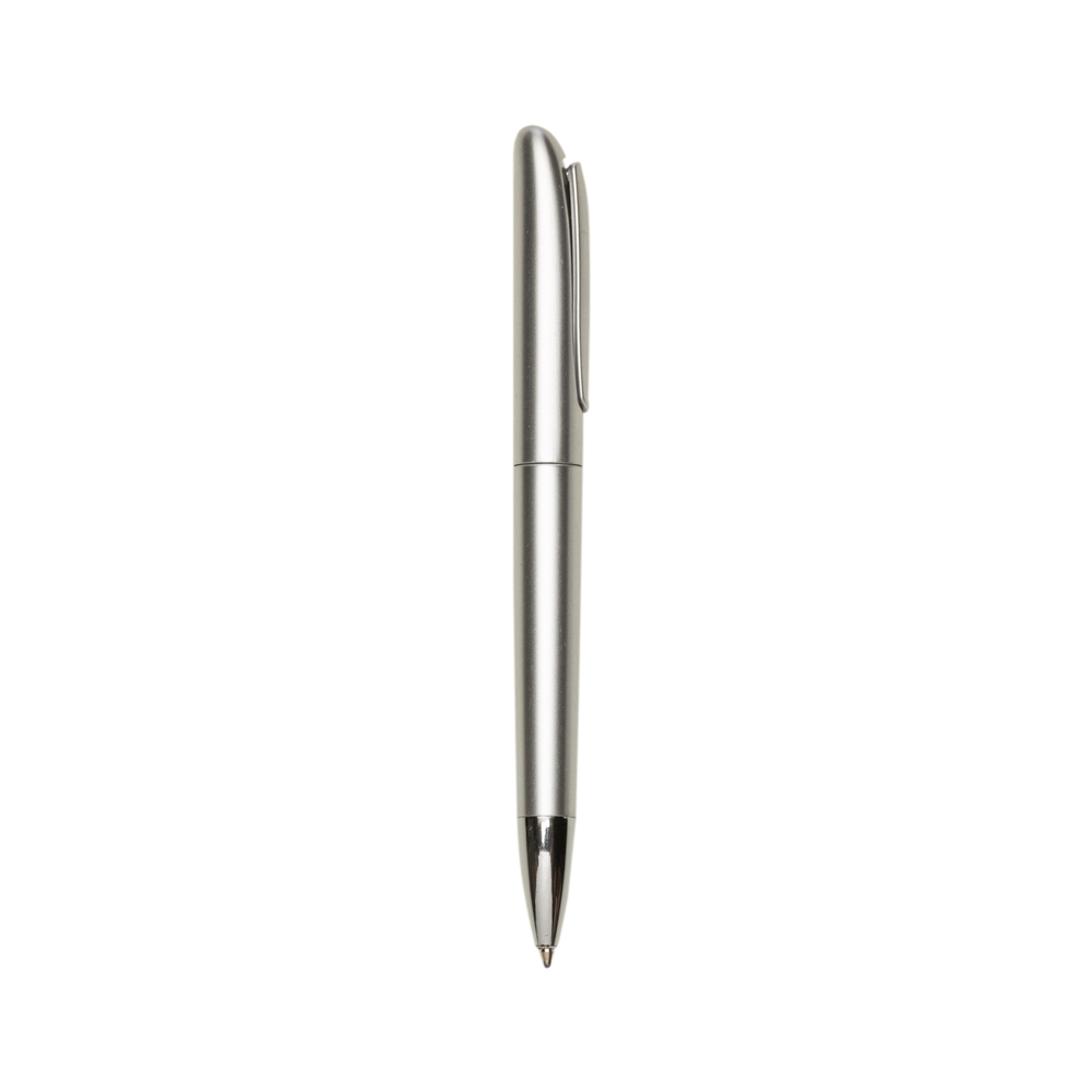 CANETA PLÁSTICA  SPX-13440-PRA/PRA NA COR PRATA