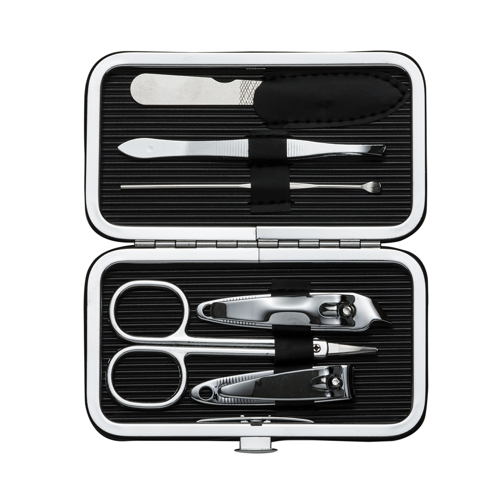 KIT MANICURE 6 PEÇAS SPX-01361-PRE NA COR PRETO