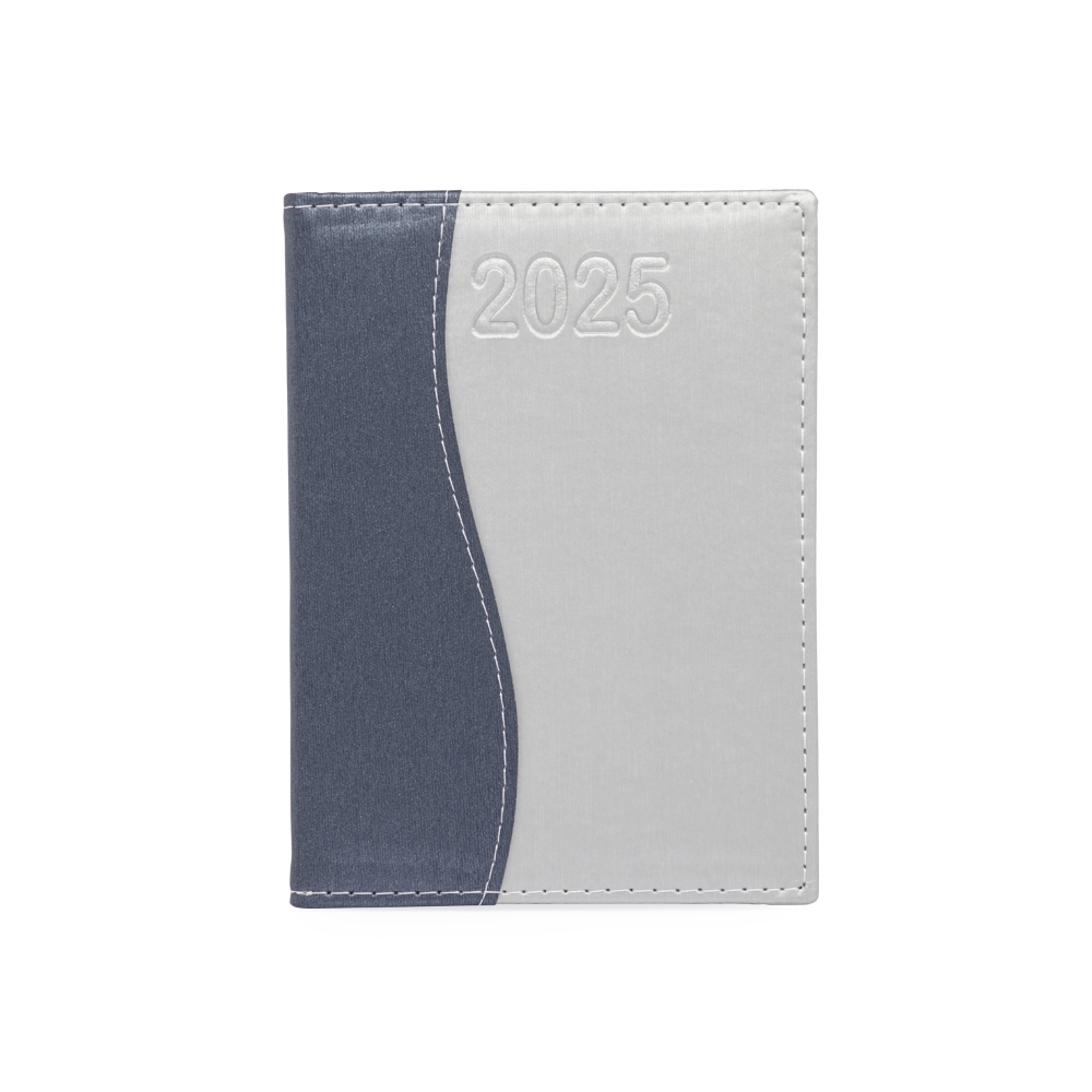 AGENDA DIÁRIA 2026 SPX-12294-PRA/AZU NA COR PRATA