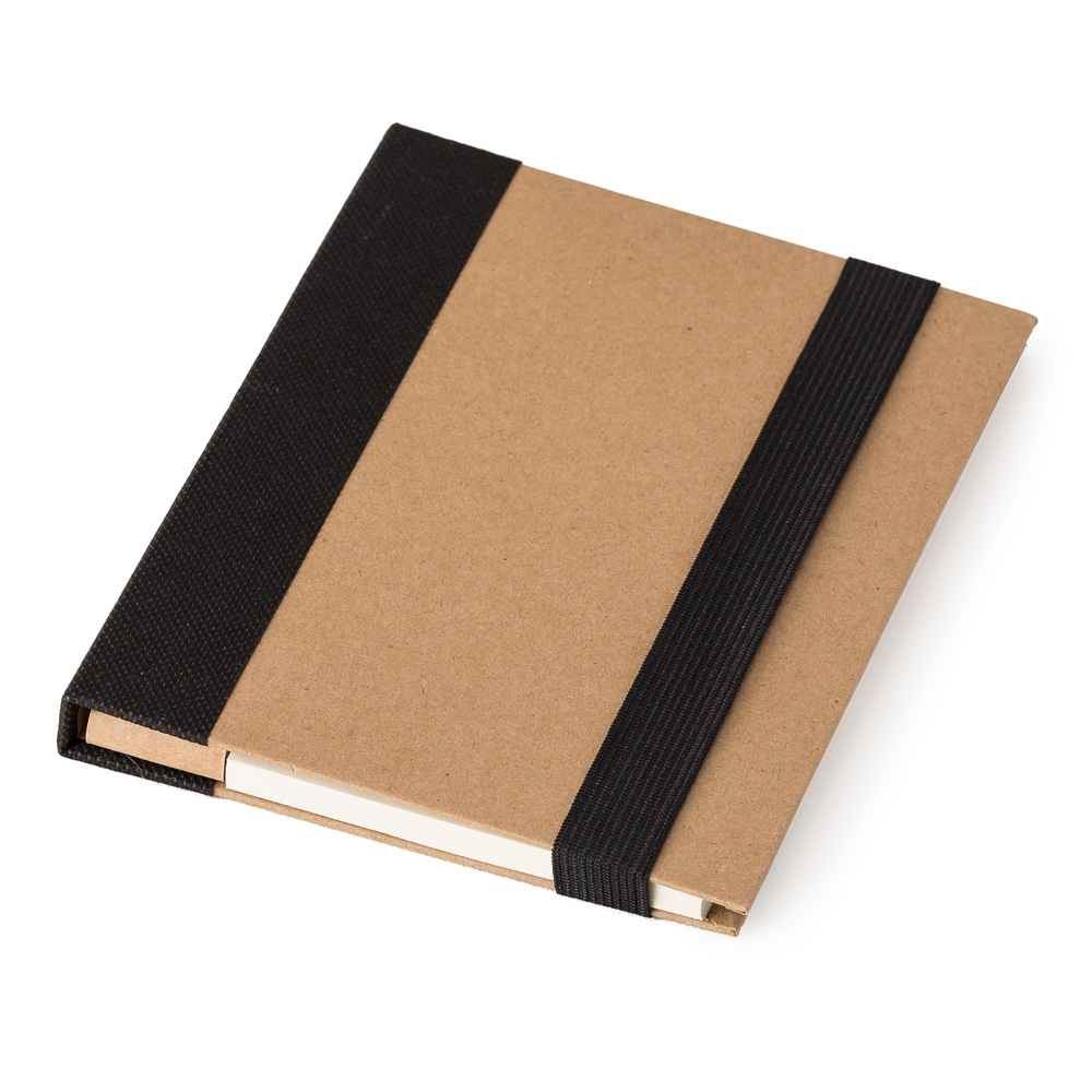 BLOCO DE ANOTAÇOES C/ AUTOADESIVOS SPX-13591-PRE NA COR PRETO