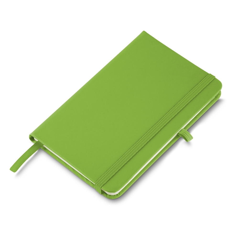 CADERNETA EMBORRACHADA COM PORTA CANETA SPX-14091-VD NA COR VERDE