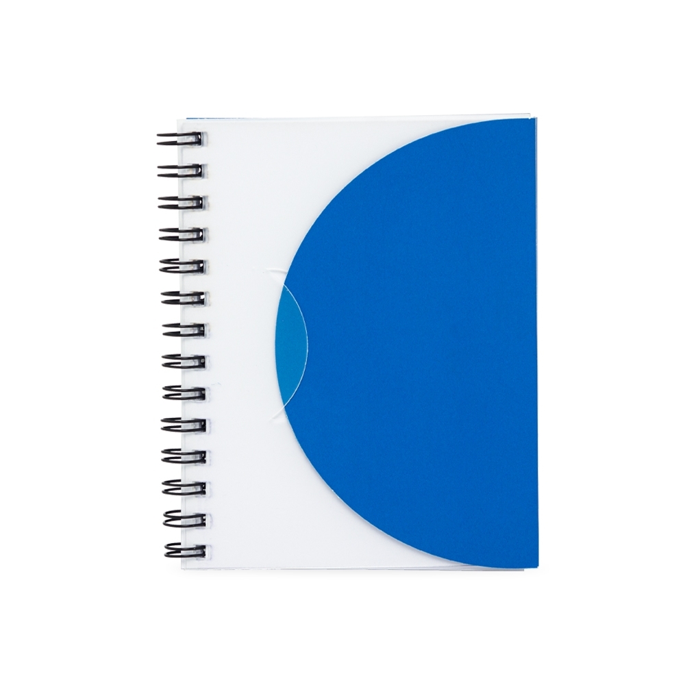 CADERNETA PLÁSTICA SPX-15115-AZU/TRA NA COR AZUL