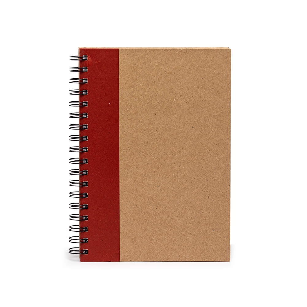 CADERNO CAPA KRAFT LAMINADA SPX-15091-VM NA COR KRAFT