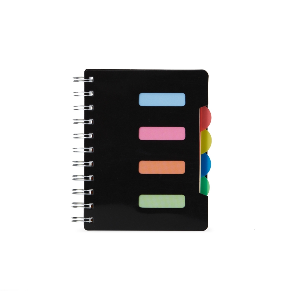 CADERNO PEQUENO SPX-05043-PRE NA COR PRETO