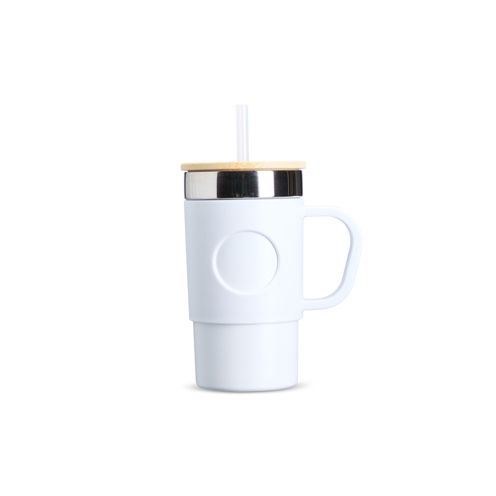 CANECA TÉRMICA 400ML SPX-P@18934-BCO NA COR BRANCO