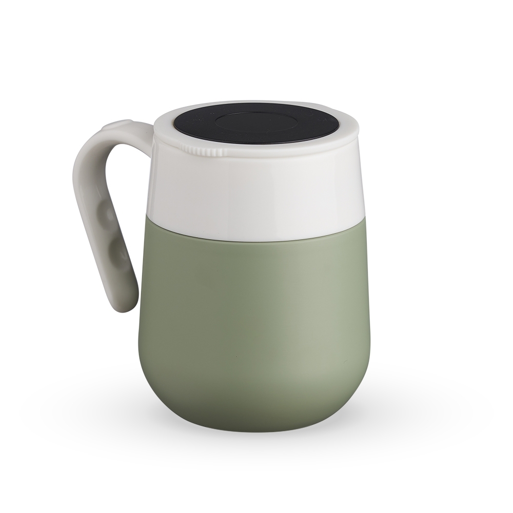CANECA 500ML C/ TERMÔMETRO SPX-18640-VDC/BCO NA COR VERDE