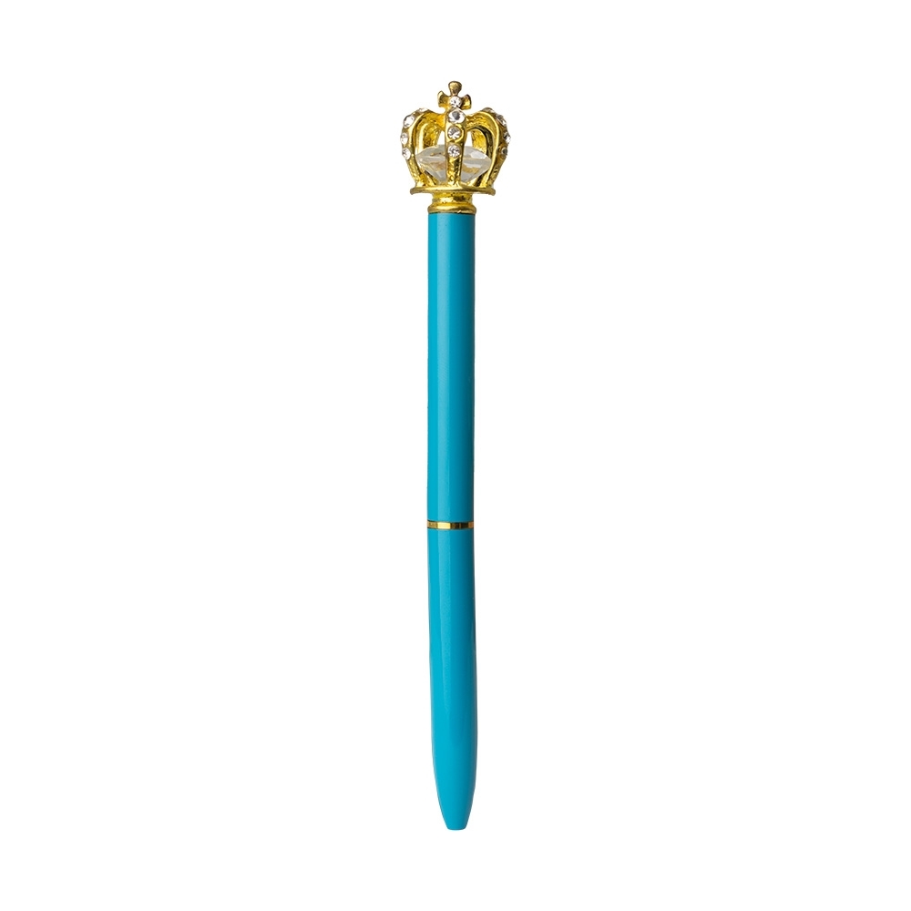 CANETA METAL COROA SPX-P@15049-TUR NA COR AZUL
