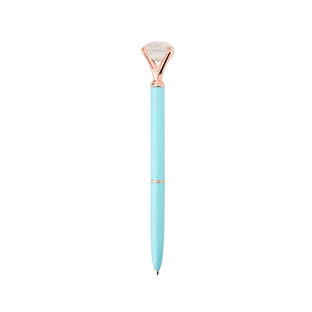 CANETA METAL DIAMANTE SPX-08175-AZC NA COR AZUL