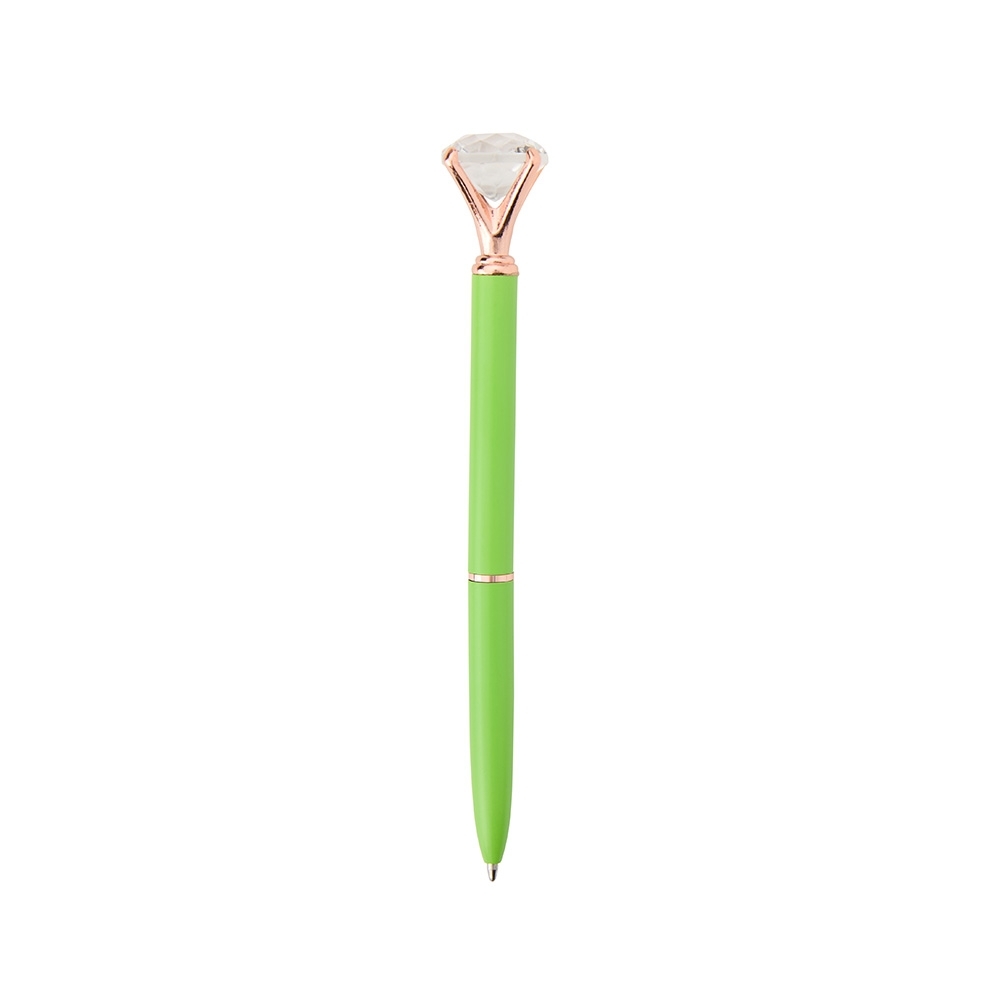 CANETA METAL DIAMANTE SPX-08175-VD NA COR VERDE