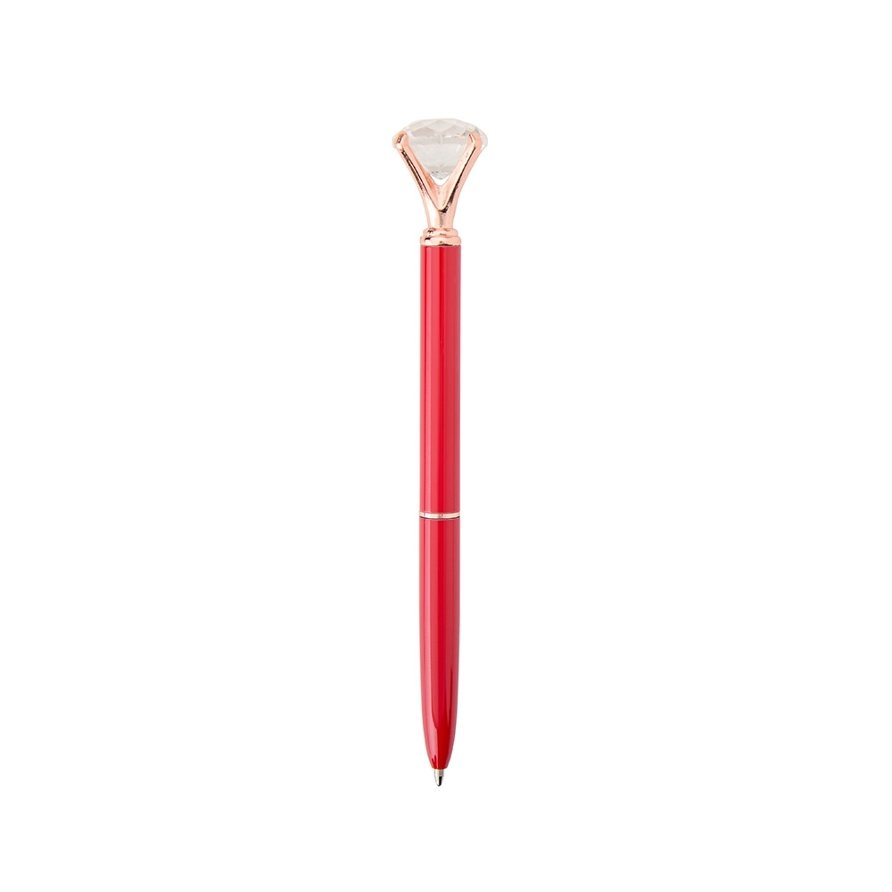 CANETA METAL DIAMANTE SPX-08175-VM NA COR VERMELHO