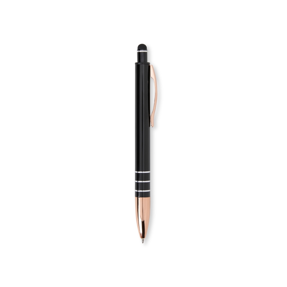 CANETA METAL C/ TOUCH SPX-06087C-PRE/COB NA COR PRETO