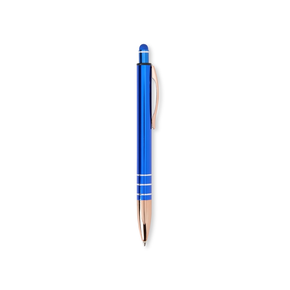 CANETA METAL C/ TOUCH SPX-06087C-AZU/COB NA COR AZUL