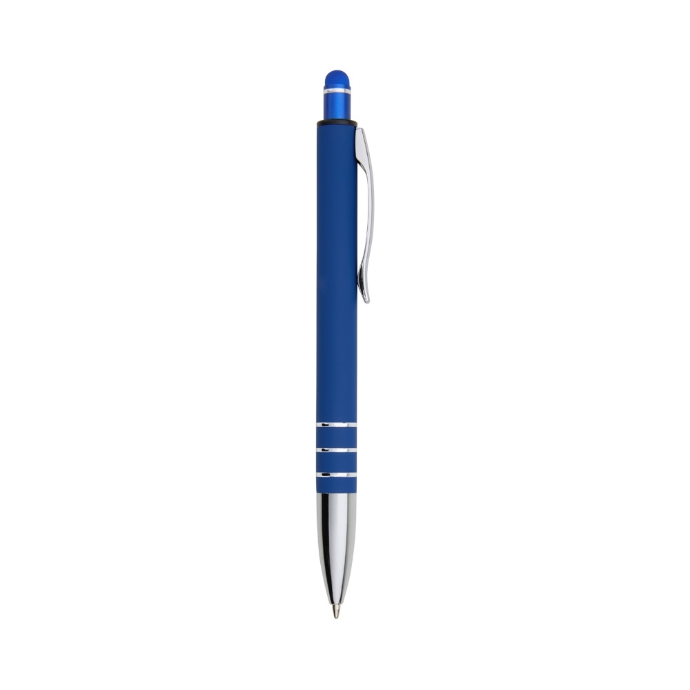 CANETA METAL C/ TOUCH SPX-06087T-AZE/PRA NA COR AZUL
