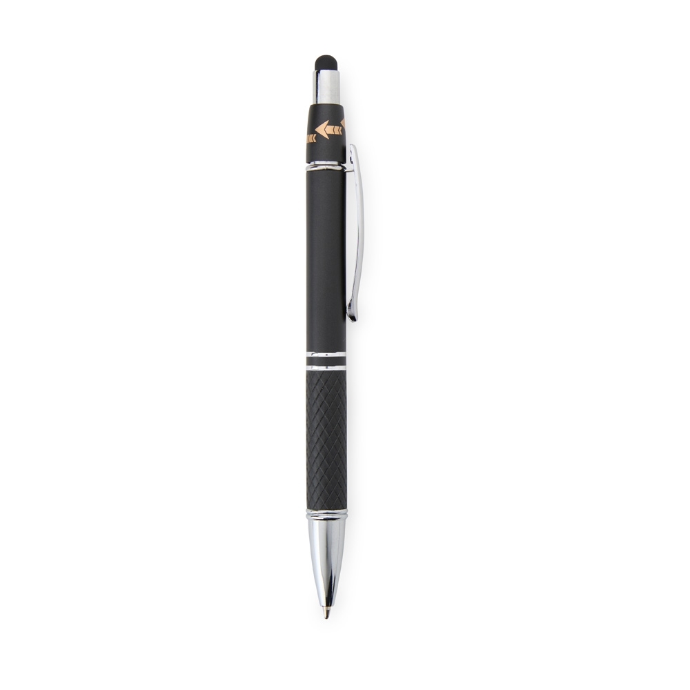 CANETA METAL TOUCH ANTIESTRESSE SPX-08135-PRE NA COR PRETO