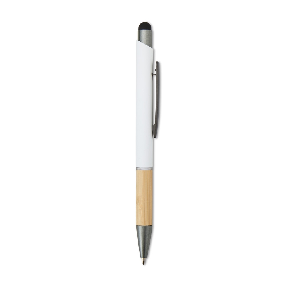 CANETA METAL TOUCH SPX-15011B-BCO NA COR BRANCO