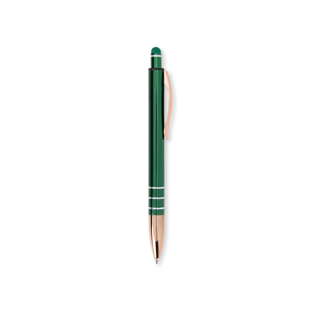 CANETA METAL C/ TOUCH SPX-06087C-VD/COB NA COR VERDE