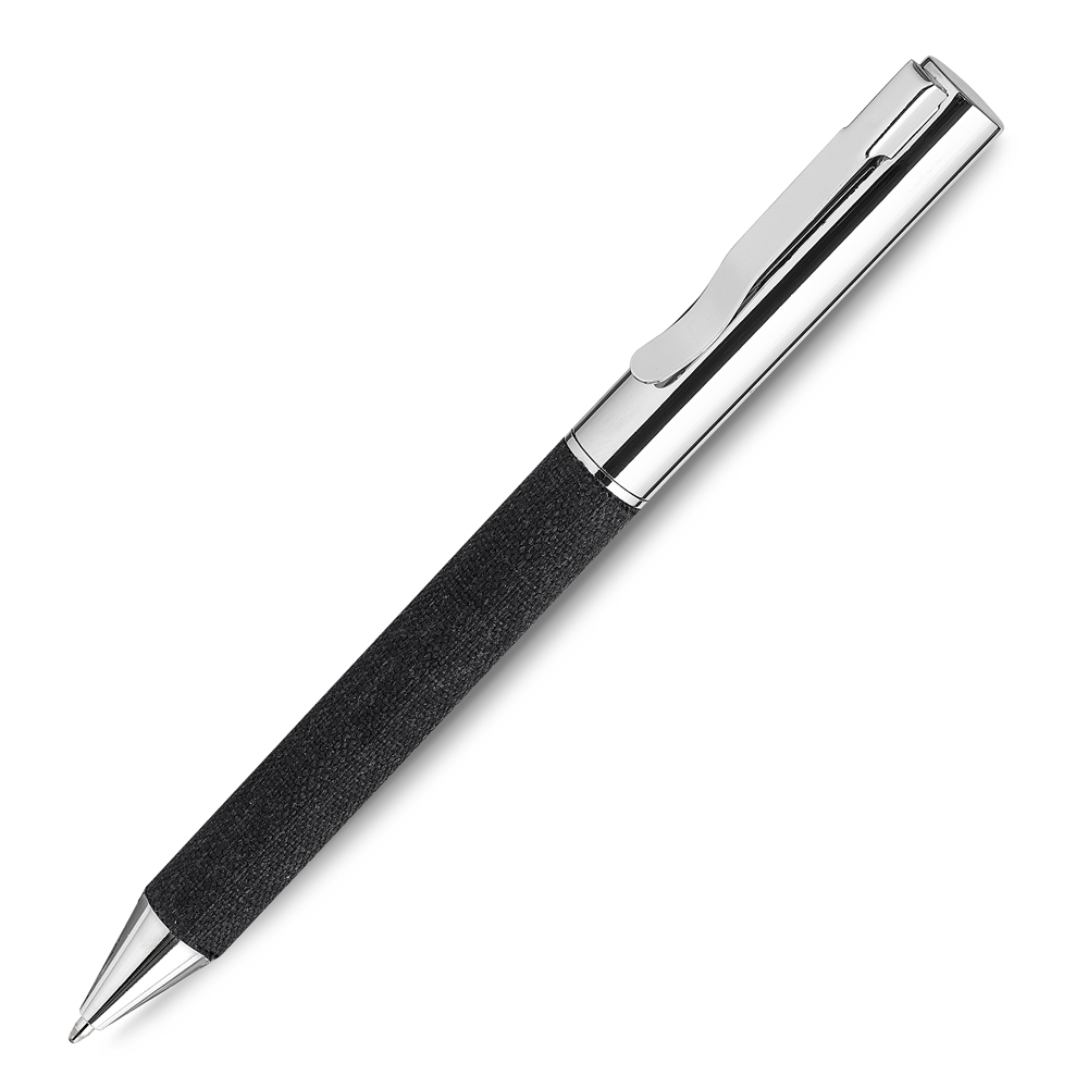 CANETA METAL COM ESTOJO RPET SPX-15136-PRE NA COR PRATA
