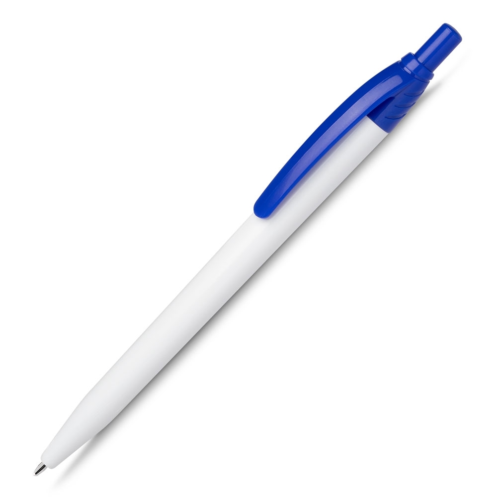 CANETA PLÁSTICA SPX-14955-BCO/AZU NA COR BRANCO