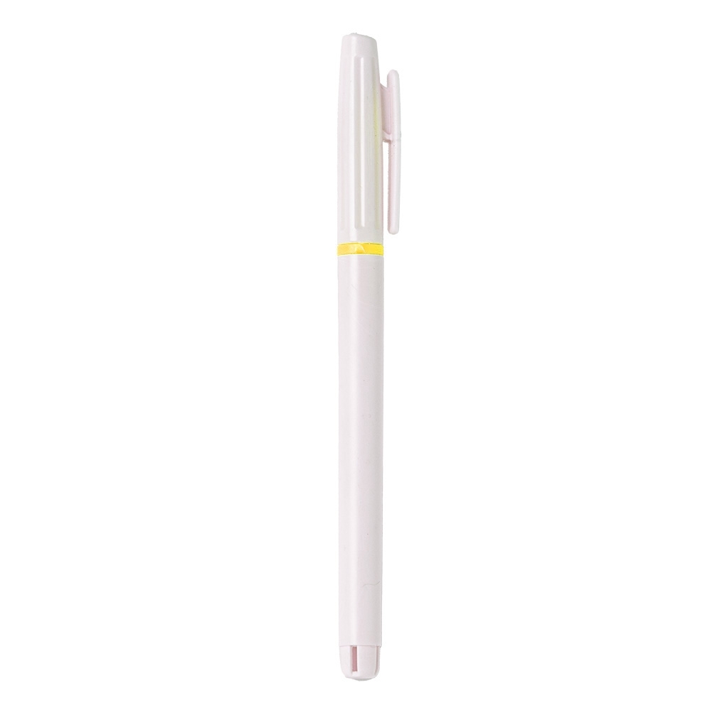CANETA PLÁSTICA SPX-1087L-BCO/AMA NA COR BRANCO