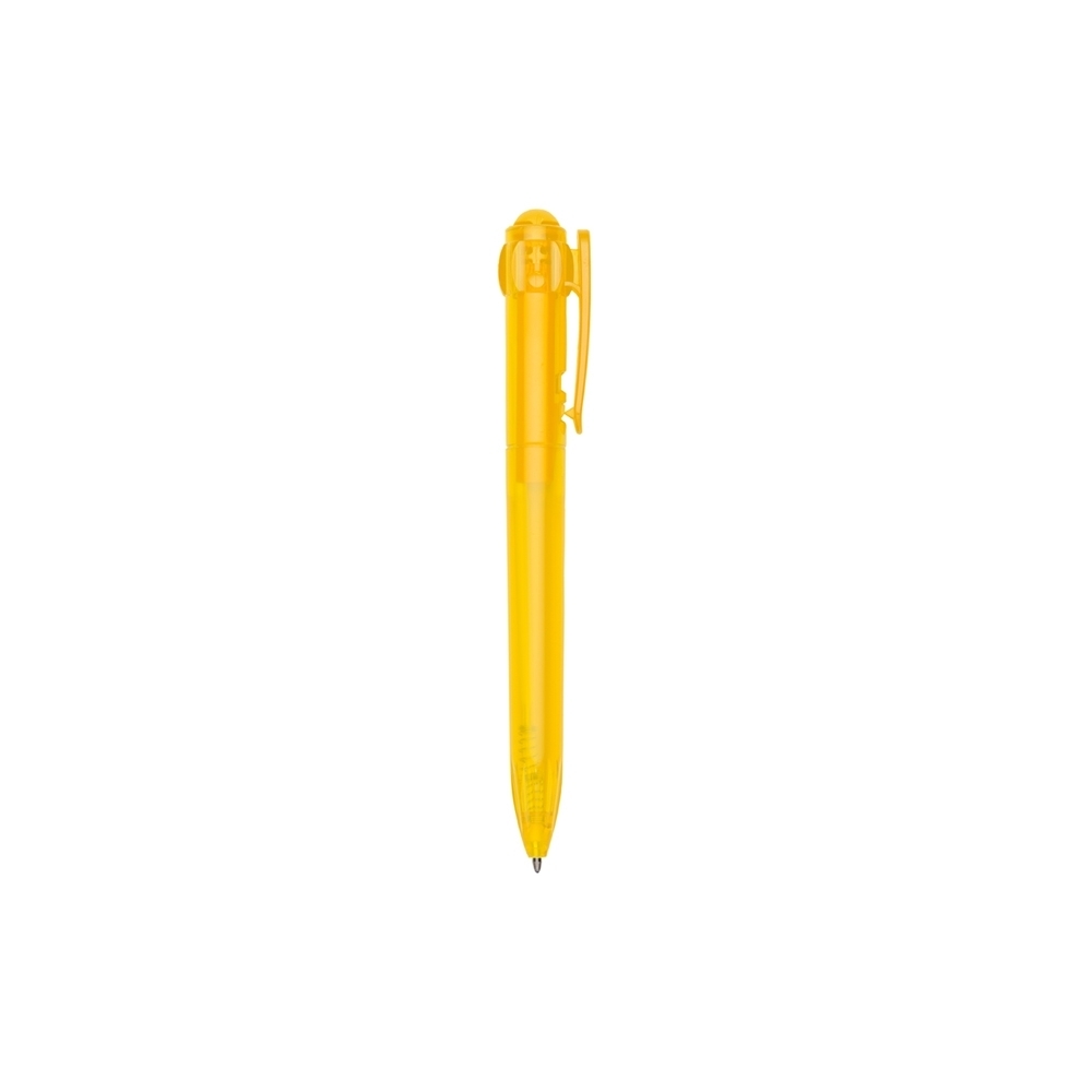 CANETA PLÁSTICA SPX-15196T-AMA NA COR AMARELO