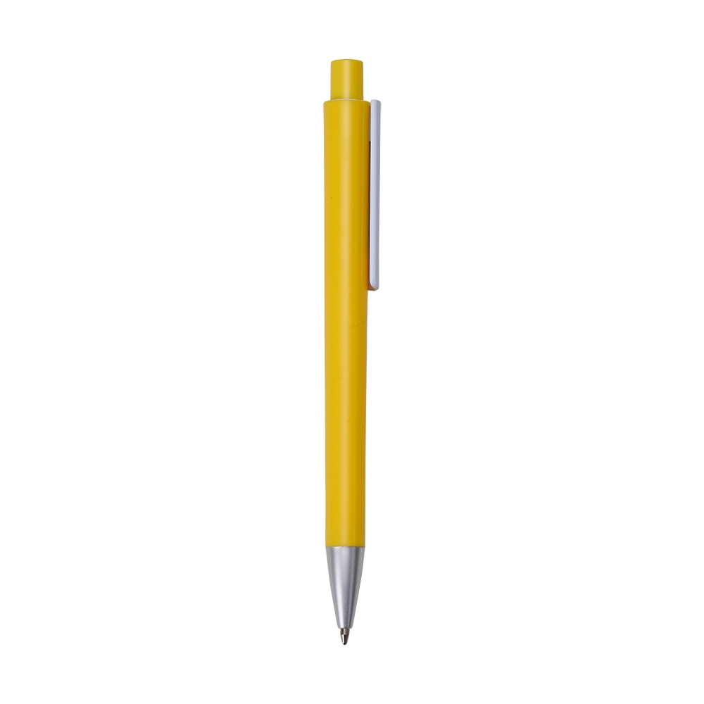 CANETA PLASTICA SPX-18520-AMA/BCO NA COR AMARELO