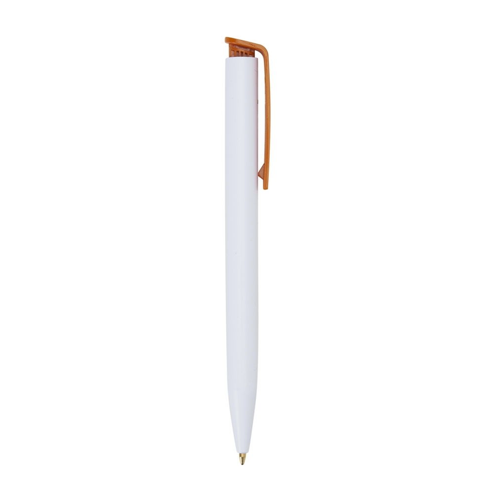 CANETA PLÁSTICA  SPX-13630C NA COR BRANCO