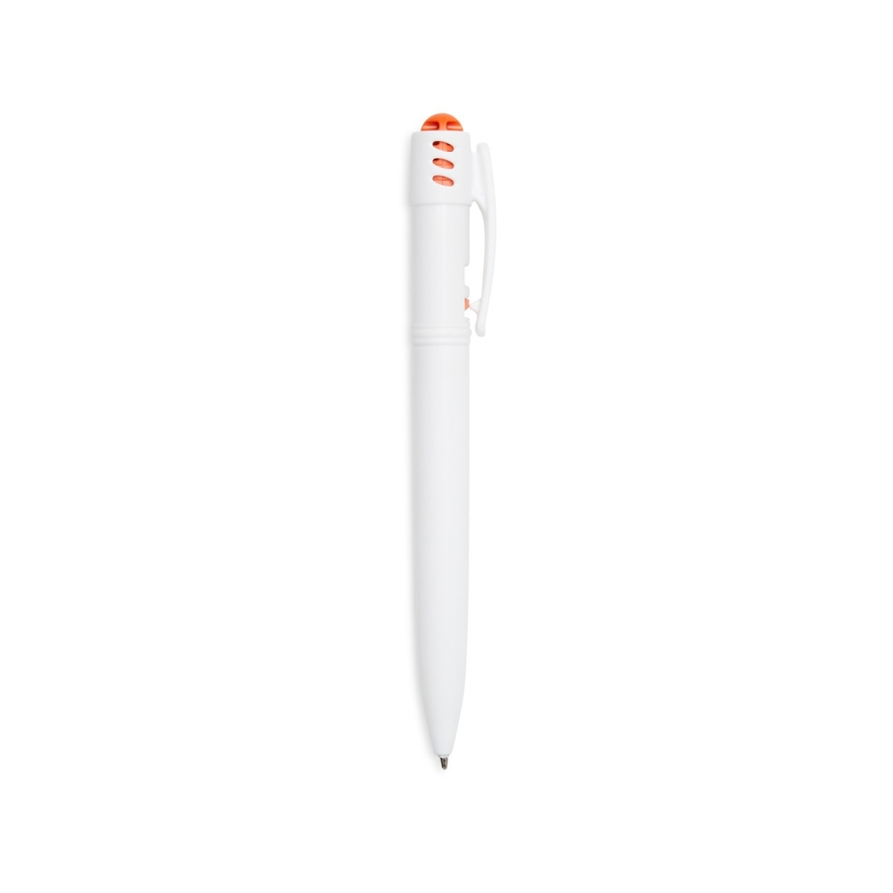 CANETA PLASTICA SPX-1089C-BCO/LAR NA COR BRANCO