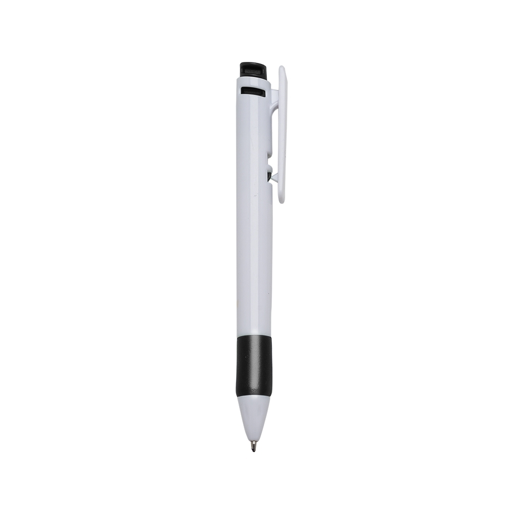 CANETA PLÁSTICA  SPX-13190C-BCO/PRE NA COR PRETO