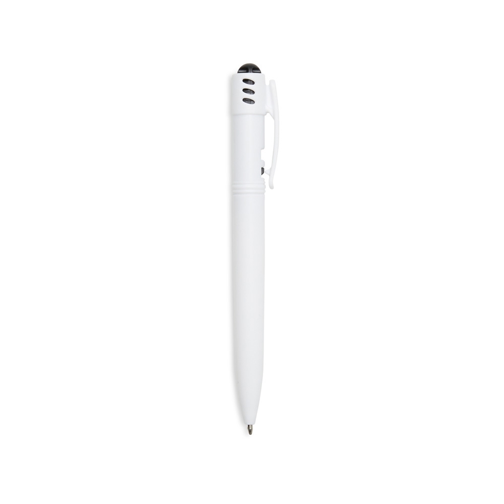 CANETA PLASTICA SPX-1089C-BCO/PRE NA COR BRANCO