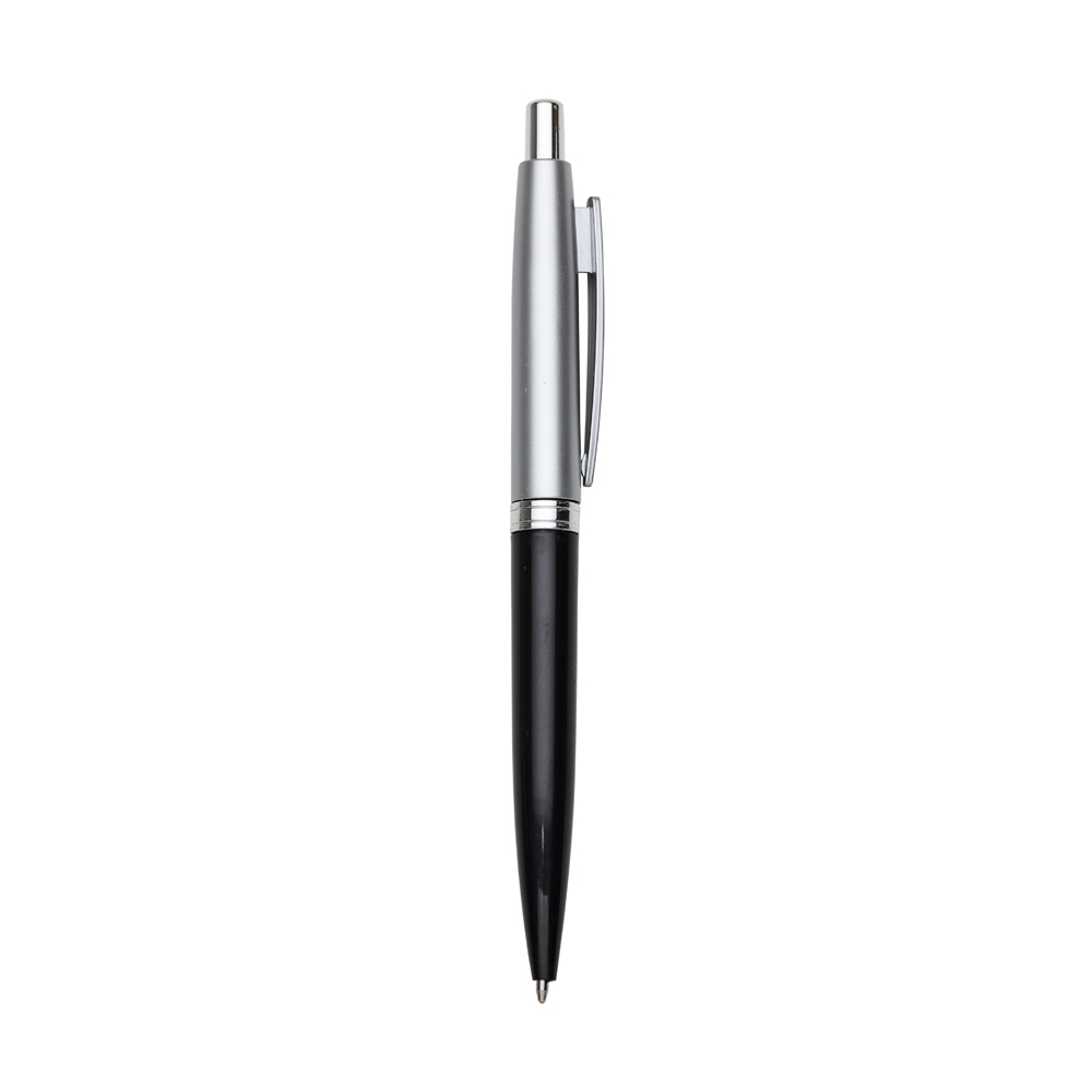 CANETA PLÁSTICA  SPX-13360-PRE/PRA NA COR PRETO