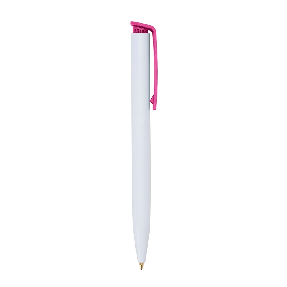 CANETA PLÁSTICA SPX-13630C NA COR BRANCO