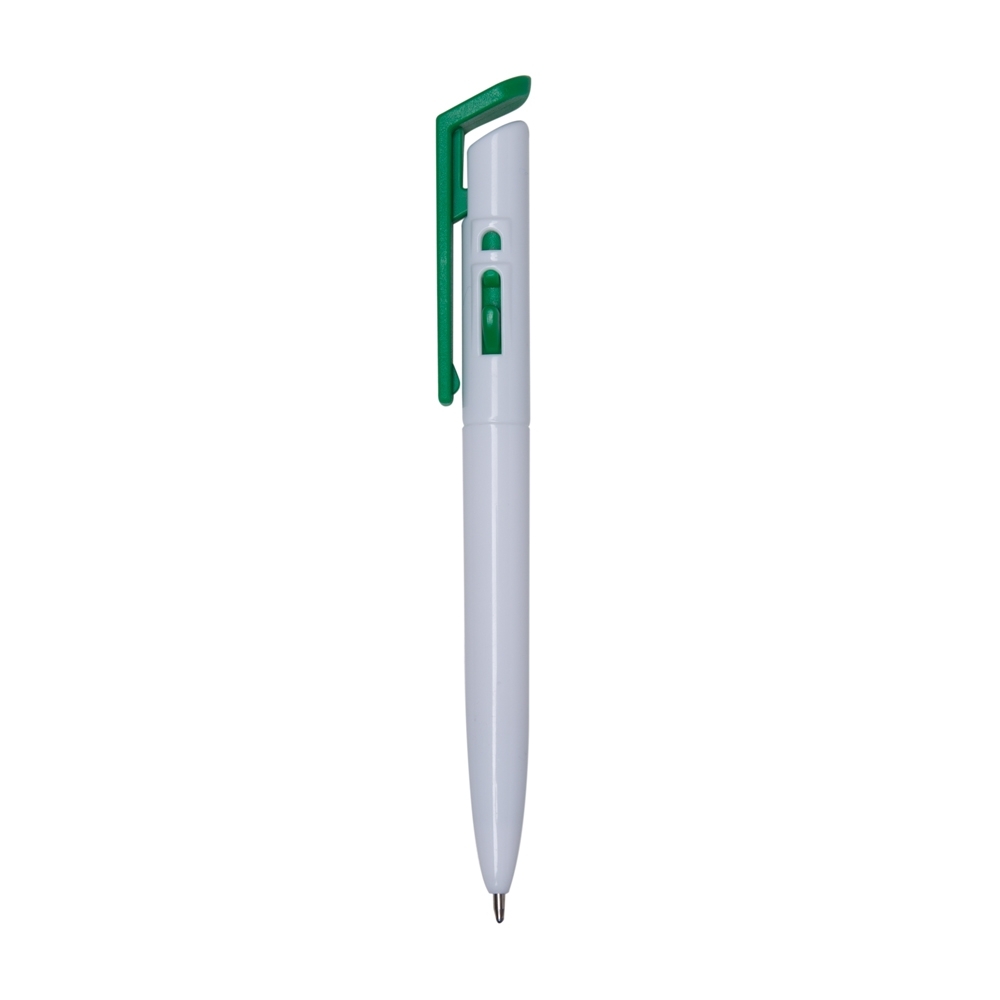 CANETA PLÁSTICA SPX-01098L-BCO/VD NA COR VERDE