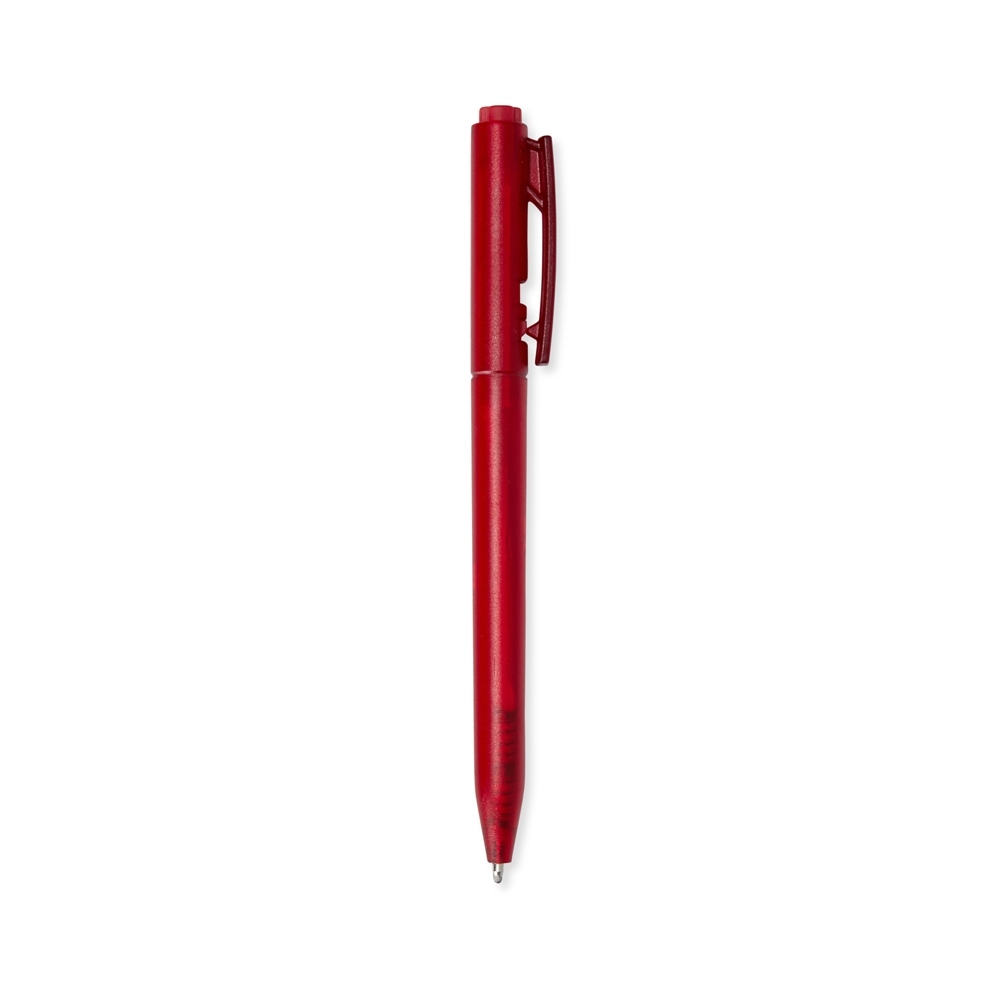 CANETA PLÁSTICA SPX-1099T-VM NA COR VERMELHO