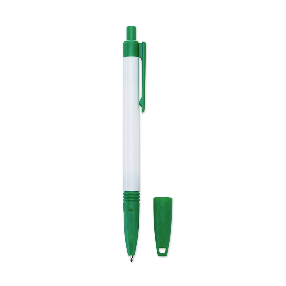 CANETA PLÁSTICA C/ CORDÃO SPX-01094-VD/BCO NA COR BRANCO