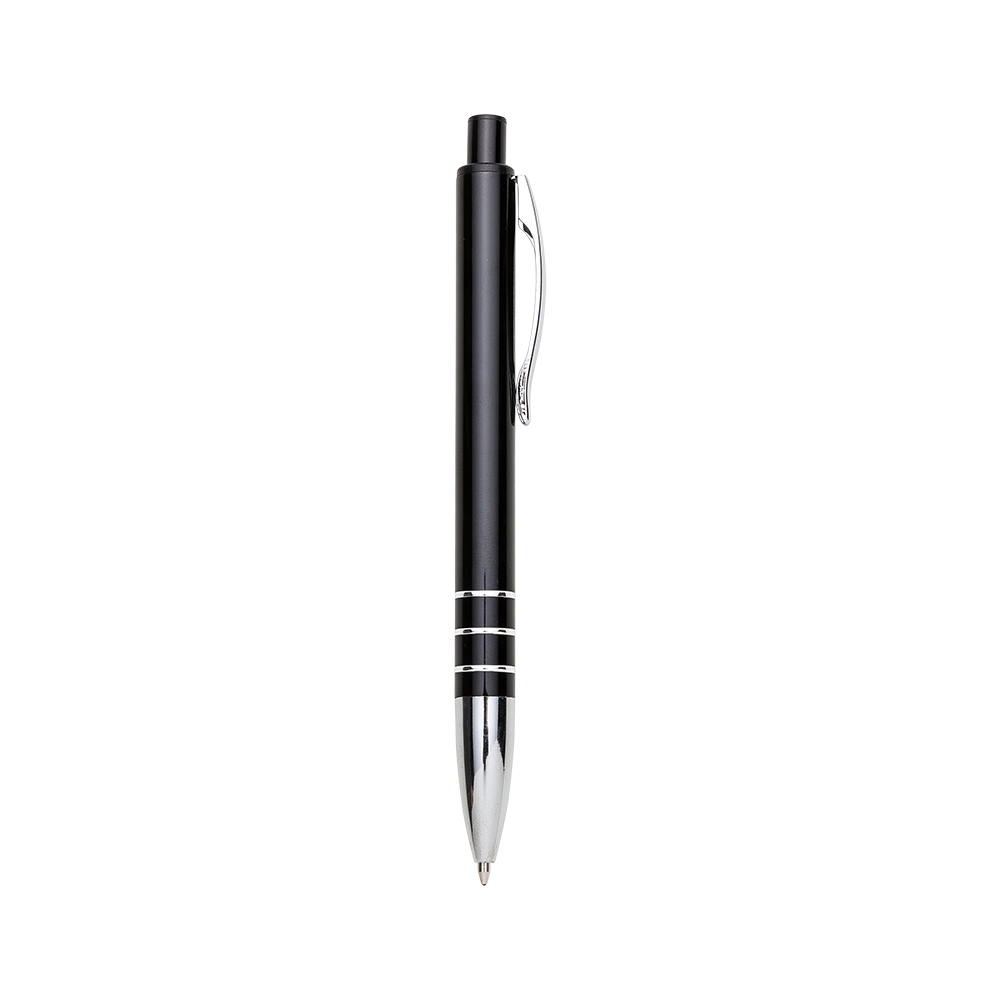 CANETA METAL 3 ANÉIS SPX-P@ER216B-PRE/CRO NA COR PRETO