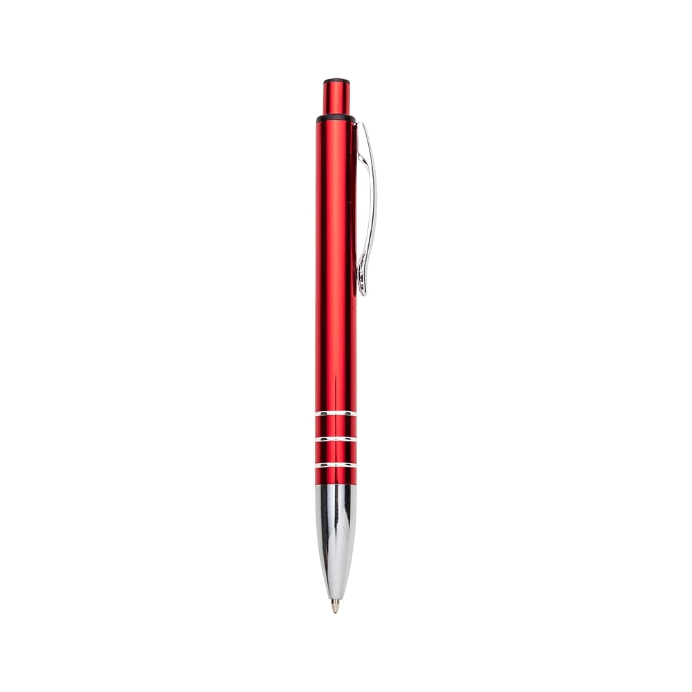 CANETA METAL 3 ANÉIS SPX-P@ER216B-VM/CRO NA COR VERMELHO