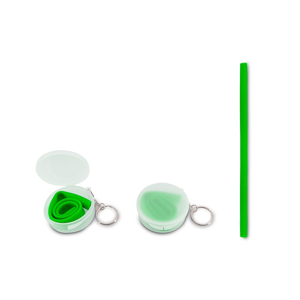 CANUDO EM SILICONE NO ESTOJO SPX-14342-VD NA COR VERDE