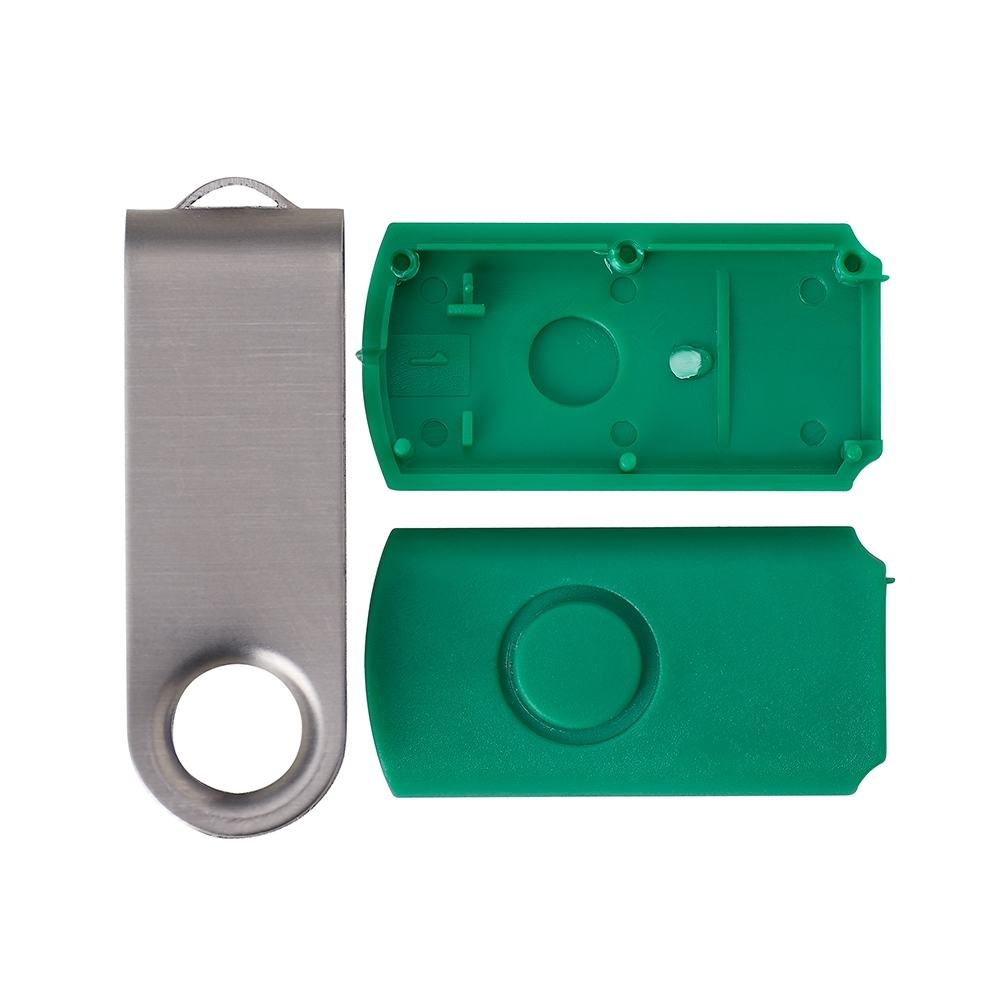 CARCAÇA P/ MEMORIA GIRATORIO ESCOVADA SPX-13960ES-VD NA COR VERDE